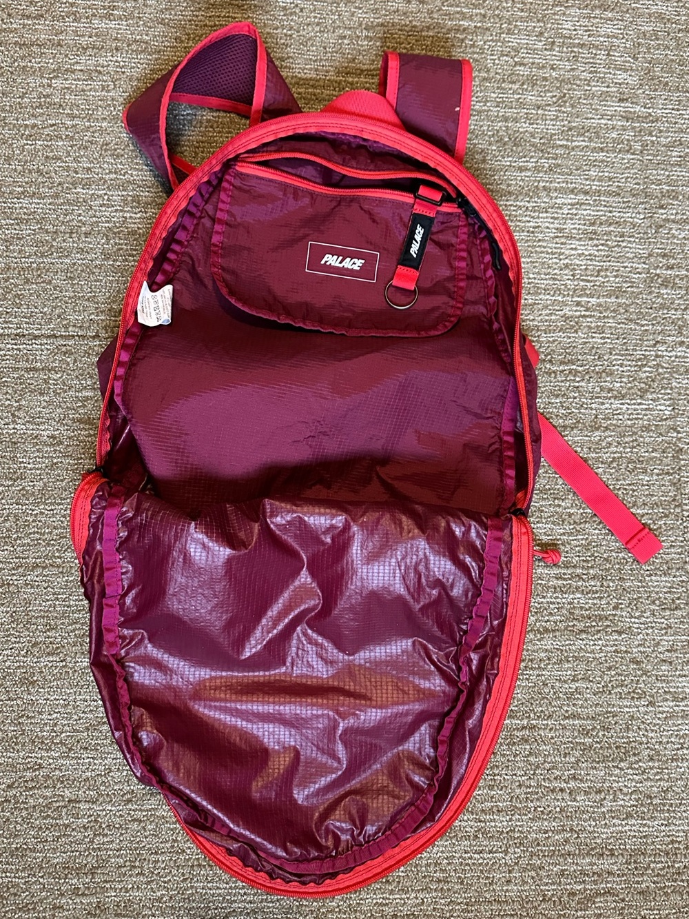 PALACE Pack Sack “Beet Red” - Picture 8 of 12